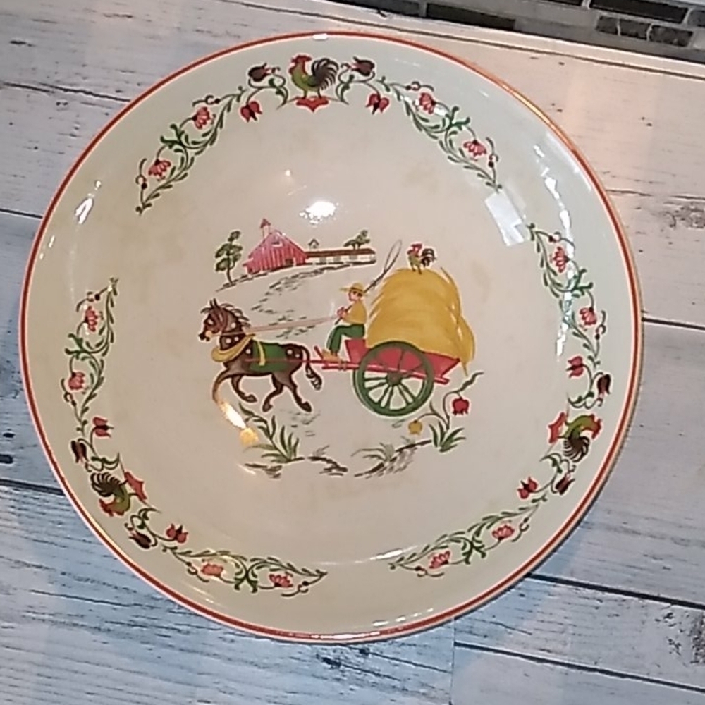 Vintage Harmony House Down Home Oven Proof bowl